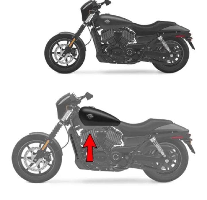 750 ハーレーストリート750 タンクアップキット 3インチ - メルカリ