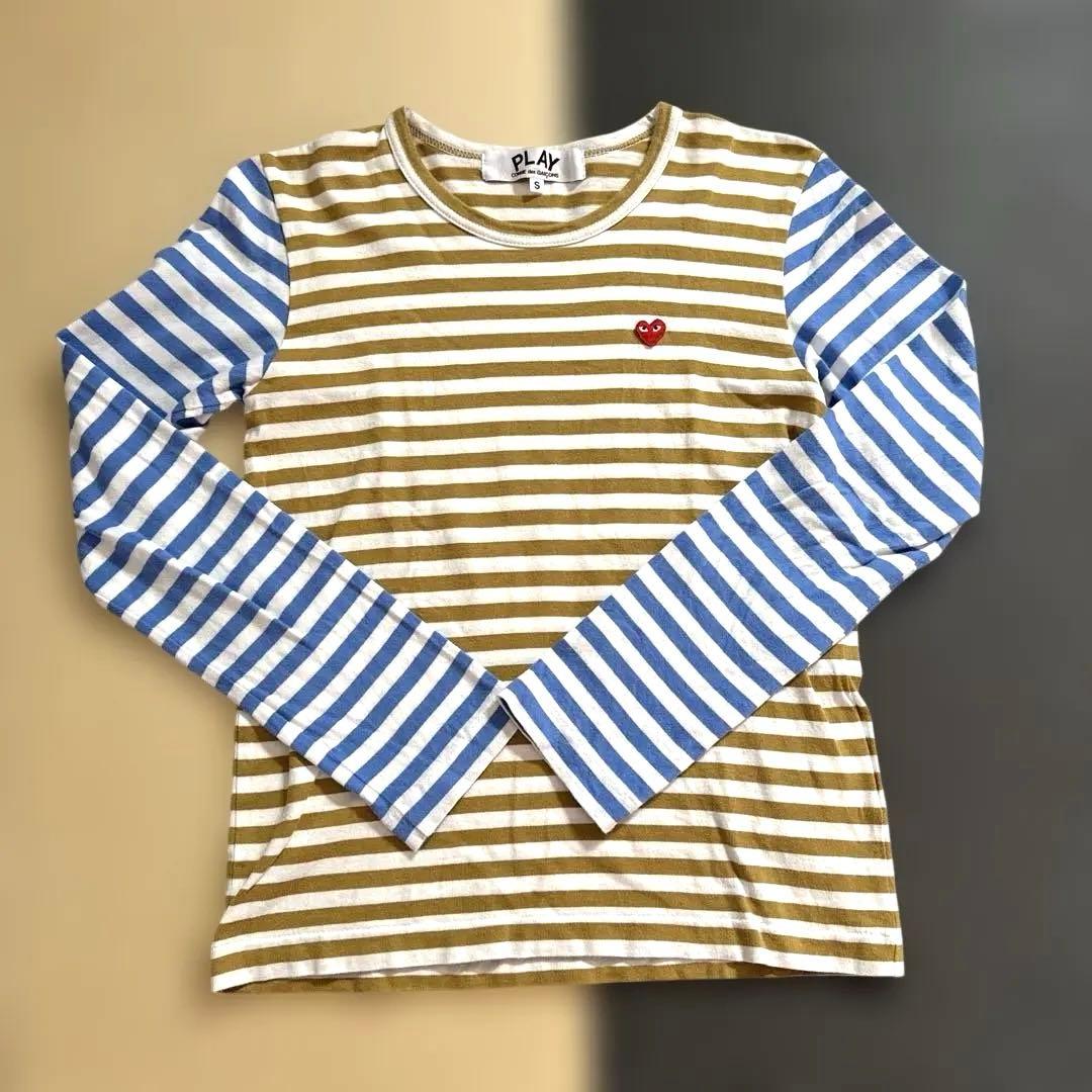 PLAY COMME des GARÇONS ストライプ長袖カットソー S - メルカリ
