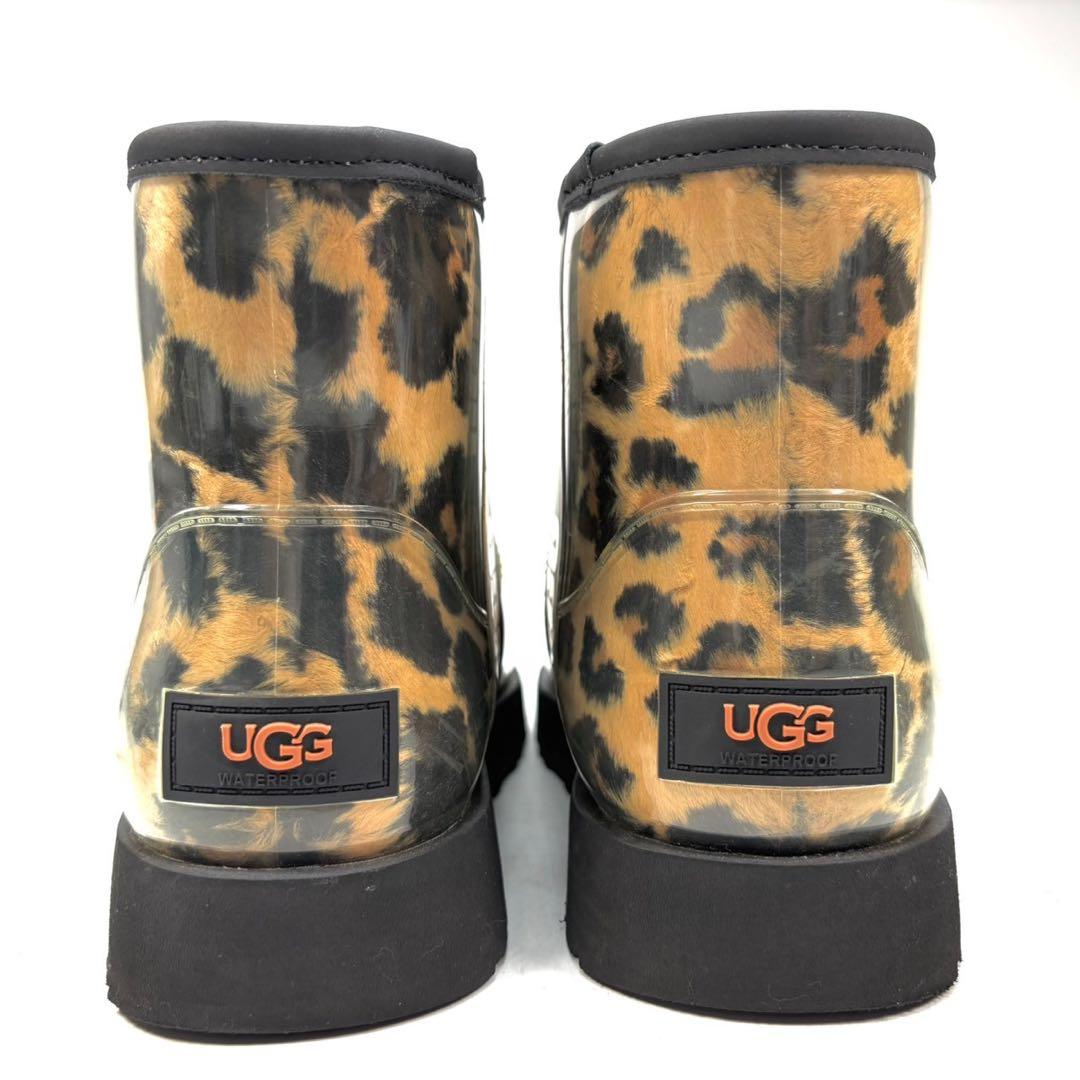UGG アグ レインブーツ レオパード ヒョウ柄 ムートン 22 - メルカリ