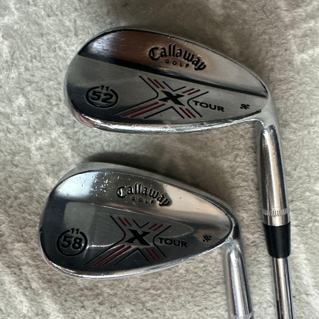 名器】キャロウェイ X-TOUR ウェッジ 2本セット（52°/ 58°） - メルカリ