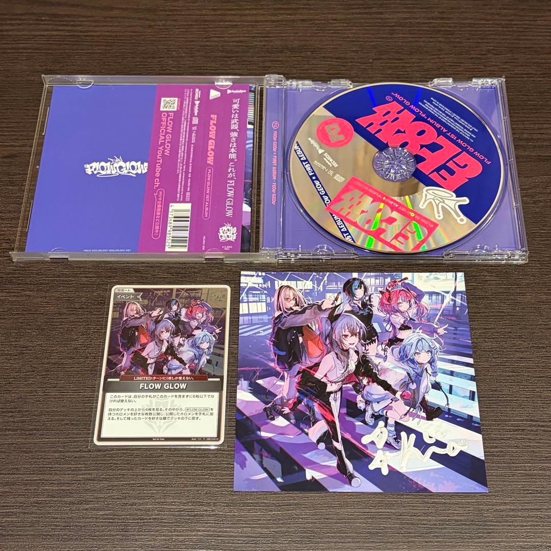 綺々羅々ヴィヴィ 直筆サイン FLOW GLOW 1st EC数量限定盤 - メルカリ