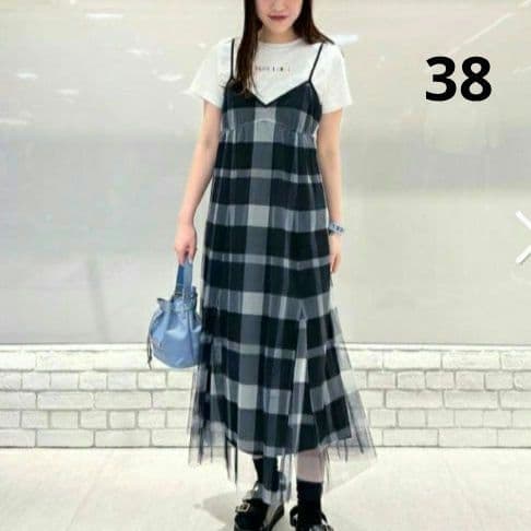 ブルーレーベルクレストブリッジ美人百花コラボチュールドレス 38