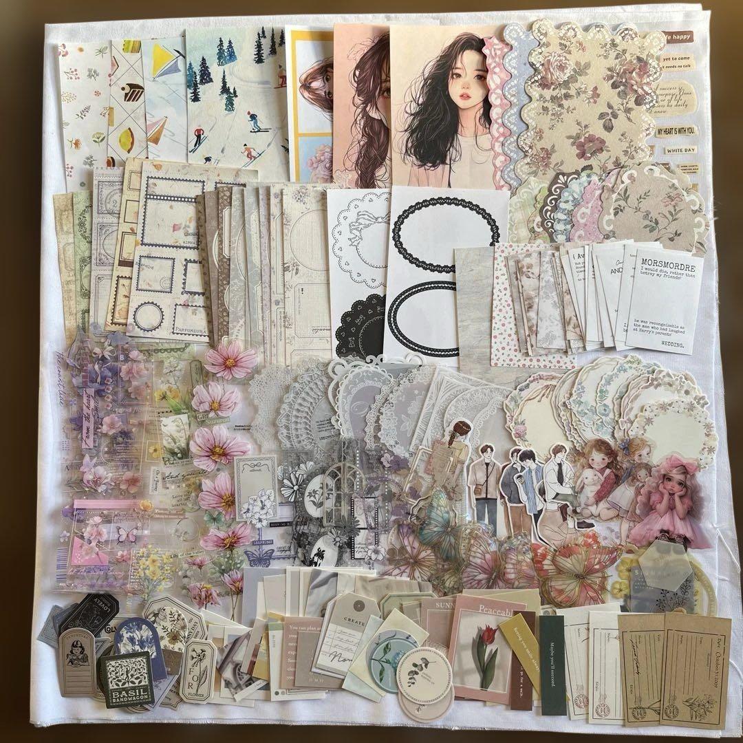 コラージュ素材 おすそ分け 紙モノ シール - メルカリ