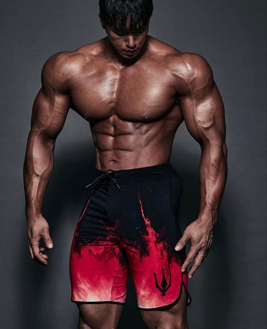 FIED ファイドサーフパンツ ボードパンツ ライジング ブラックレッド 32