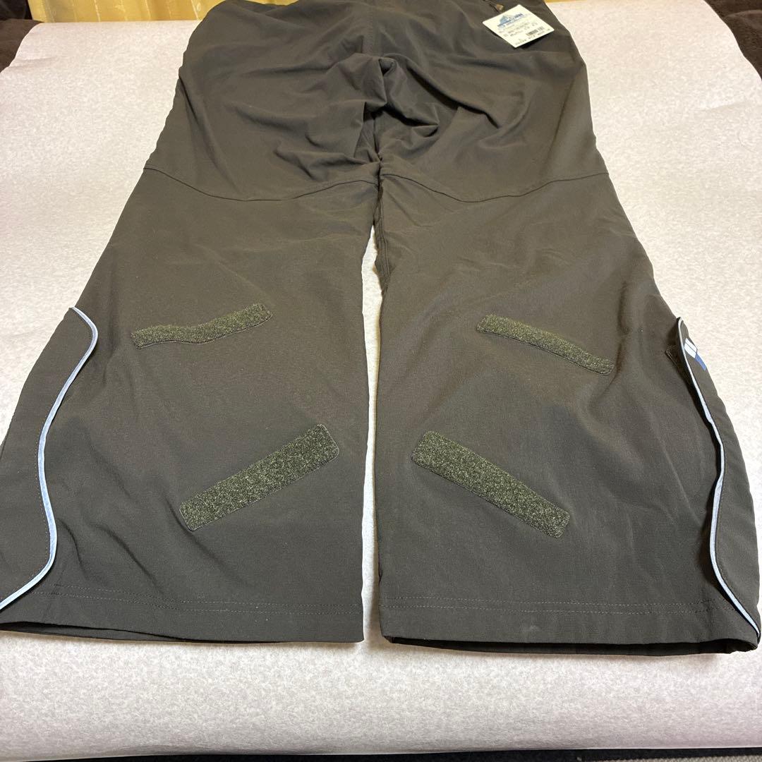 未使用 モンベル サイクルライニングパンツ Men's L ブラックオリーブ