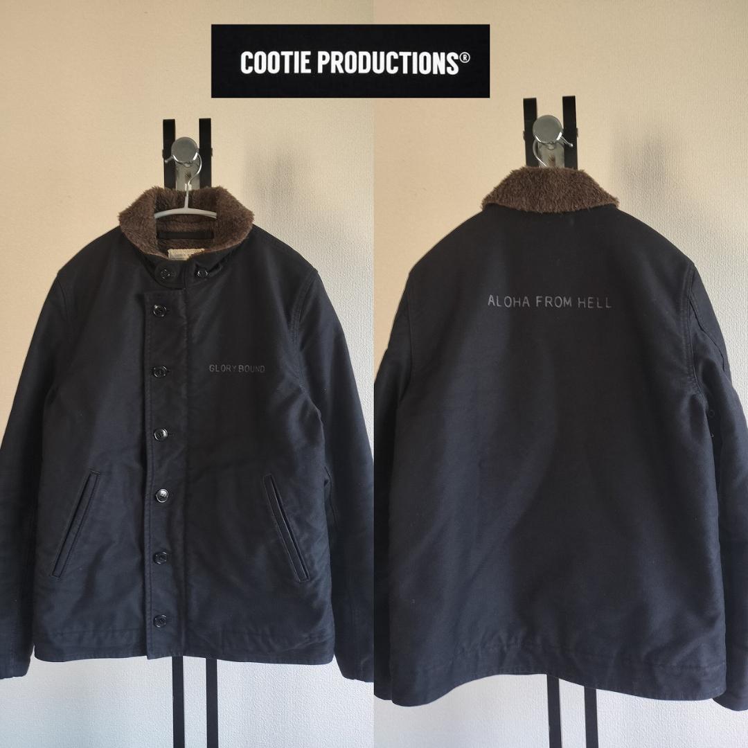 クーティー/N-1//ALOHA FROM HELL両目ステンシル/裏地アルパカ - メルカリ