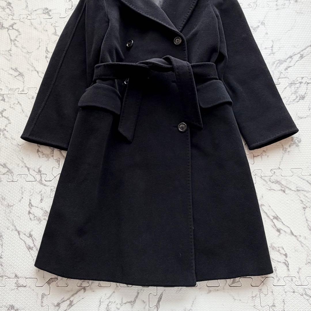 美品✨SPORTMAX カシミヤ アンゴラ混 ダブルブレスト チェスターコート