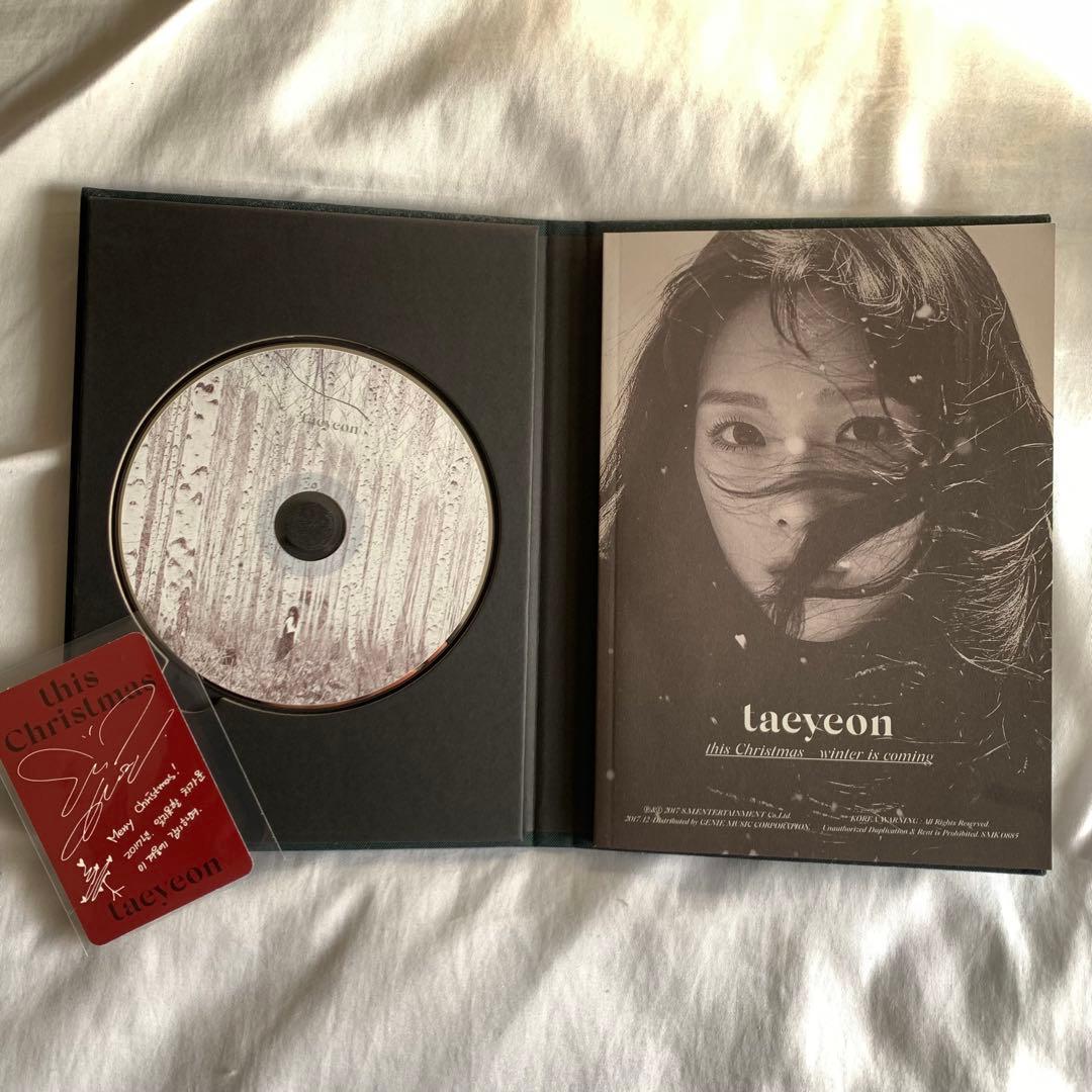 少女時代 テヨン this Christmas アルバム トレカ付き - メルカリ