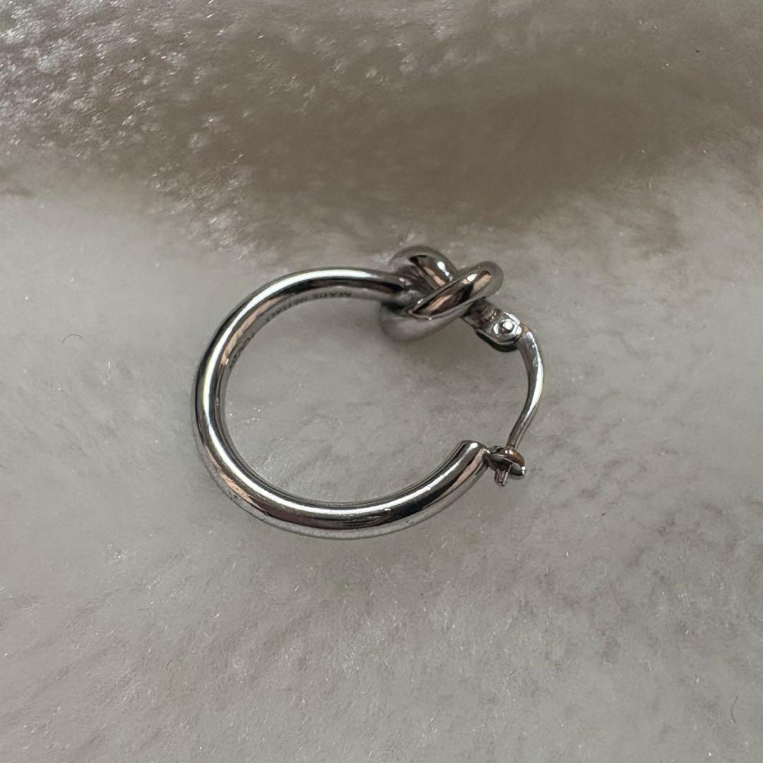 CELINE ノットスモールフープピアス　片耳 CELINE】セリーヌ ノットスモールフープピアス (CELINE/ピアス