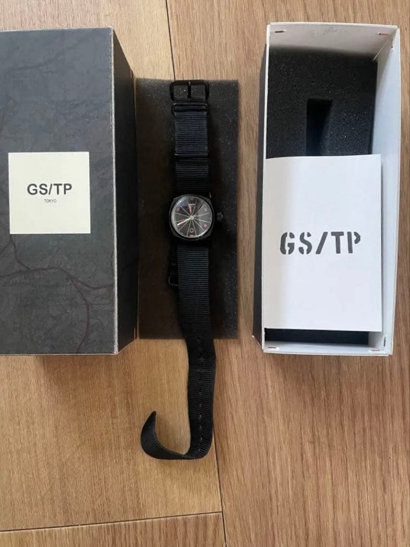 GS/TP ブラックナイロンストラップ時計 九州地区初！ブリティッシュアーミーから着想を得た ハンドメイド