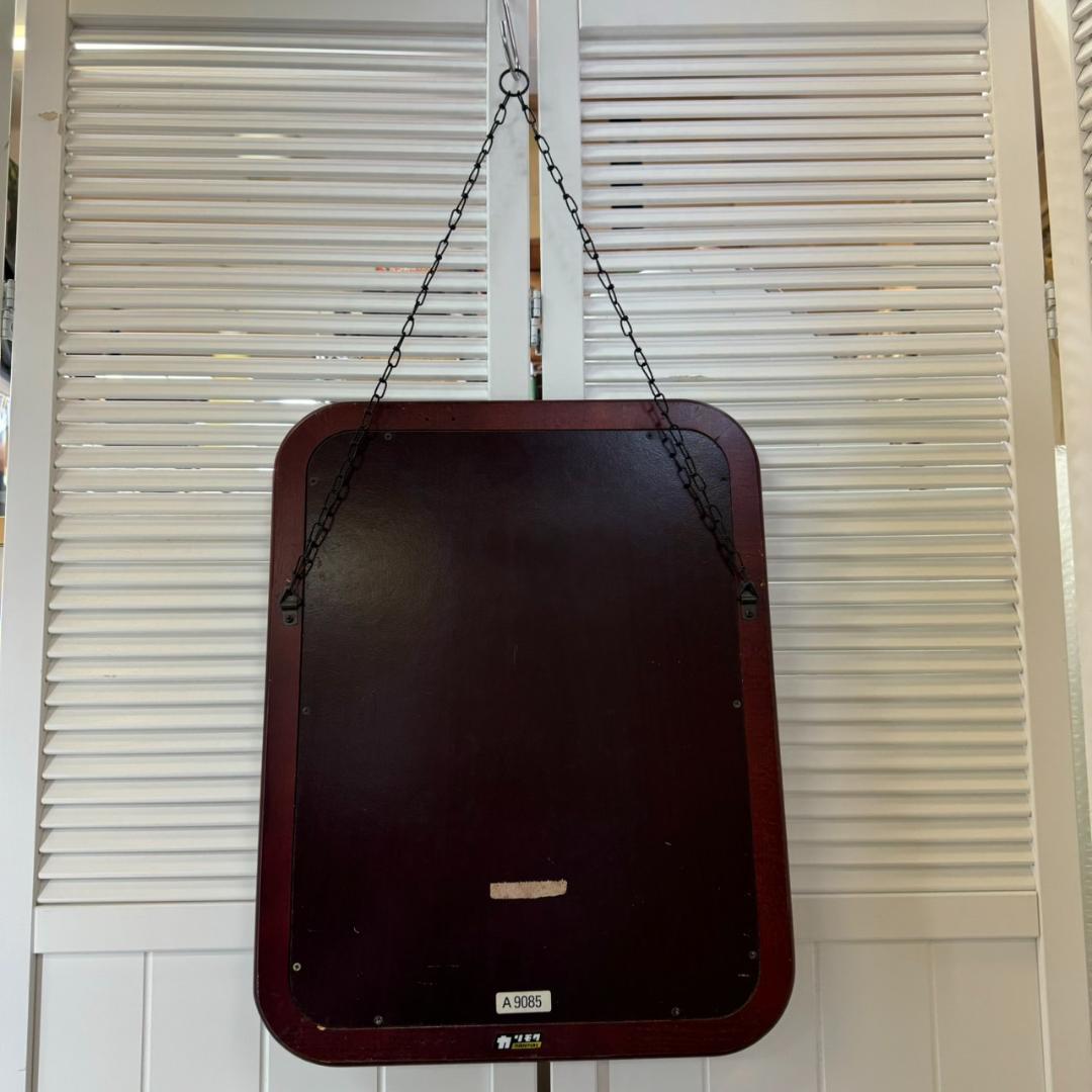 ☆karimoku オールドカリモク ウォールミラーA9085 レトロ 壁掛け鏡