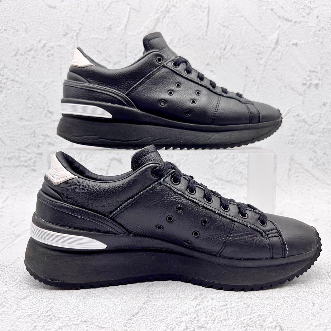 美品】オニツカタイガー ローンシップ PF 黒 レザー 厚底 シャーク