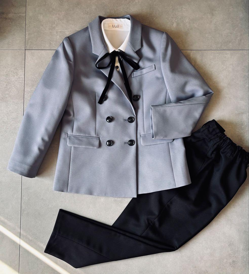 卒業式 女の子パンツスーツセット ELLE EN NOIR/エルアンノワール