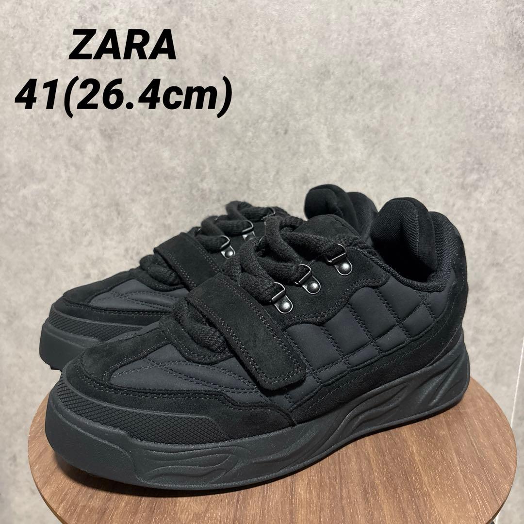 zara ボリュームスケートスニーカー 41 26.4cm - メルカリ