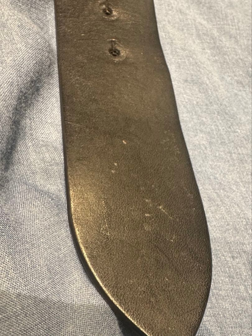 傷あり※ 高橋愛着用 メゾン マルジェラ レザーベルト 4ステッチ