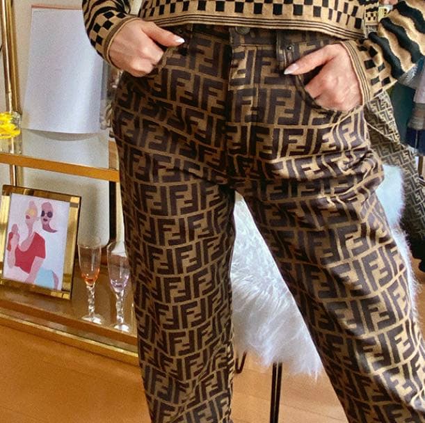 フェンディ FENDI ズッカ柄 パンツ - メルカリ