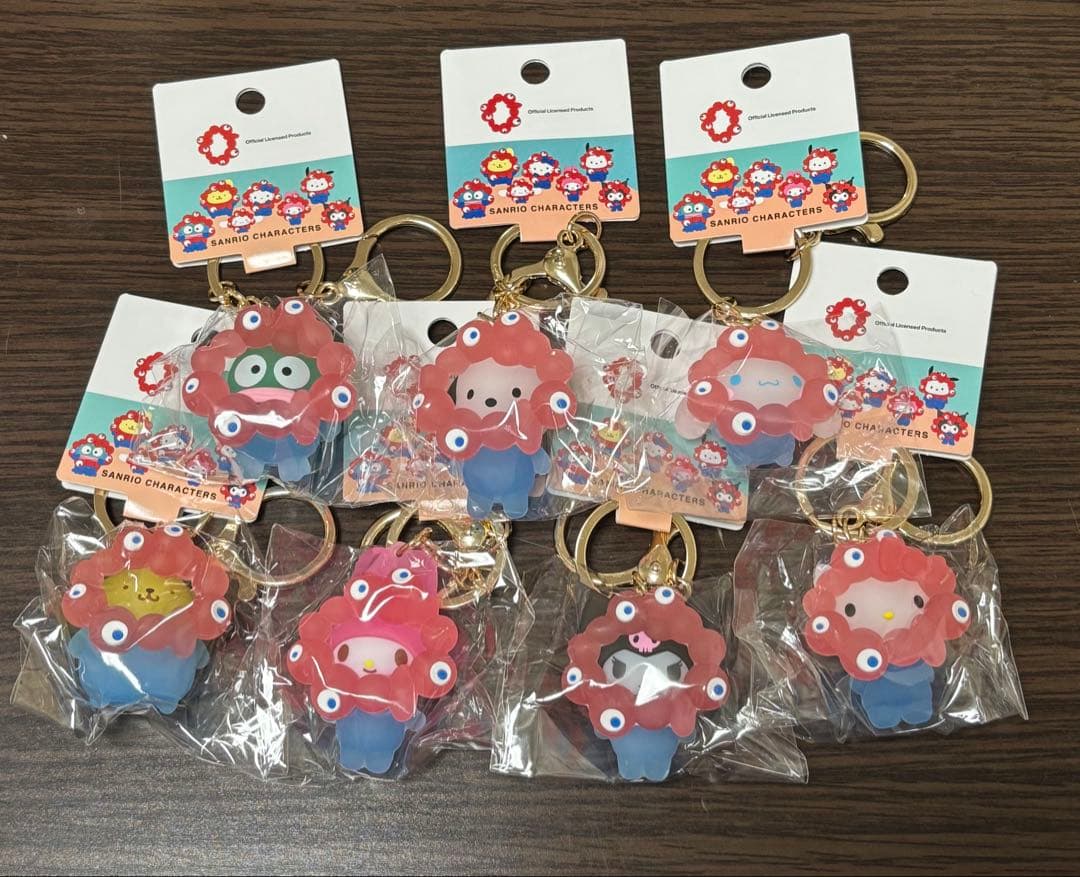 関西万博 ミャクミャク サンリオ 立体マスコットクリア コンプリート