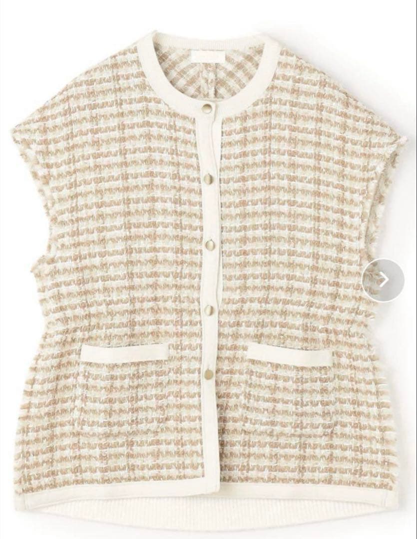 tomorrowland Ballsey ファンシーツィードニットジレ - メルカリ