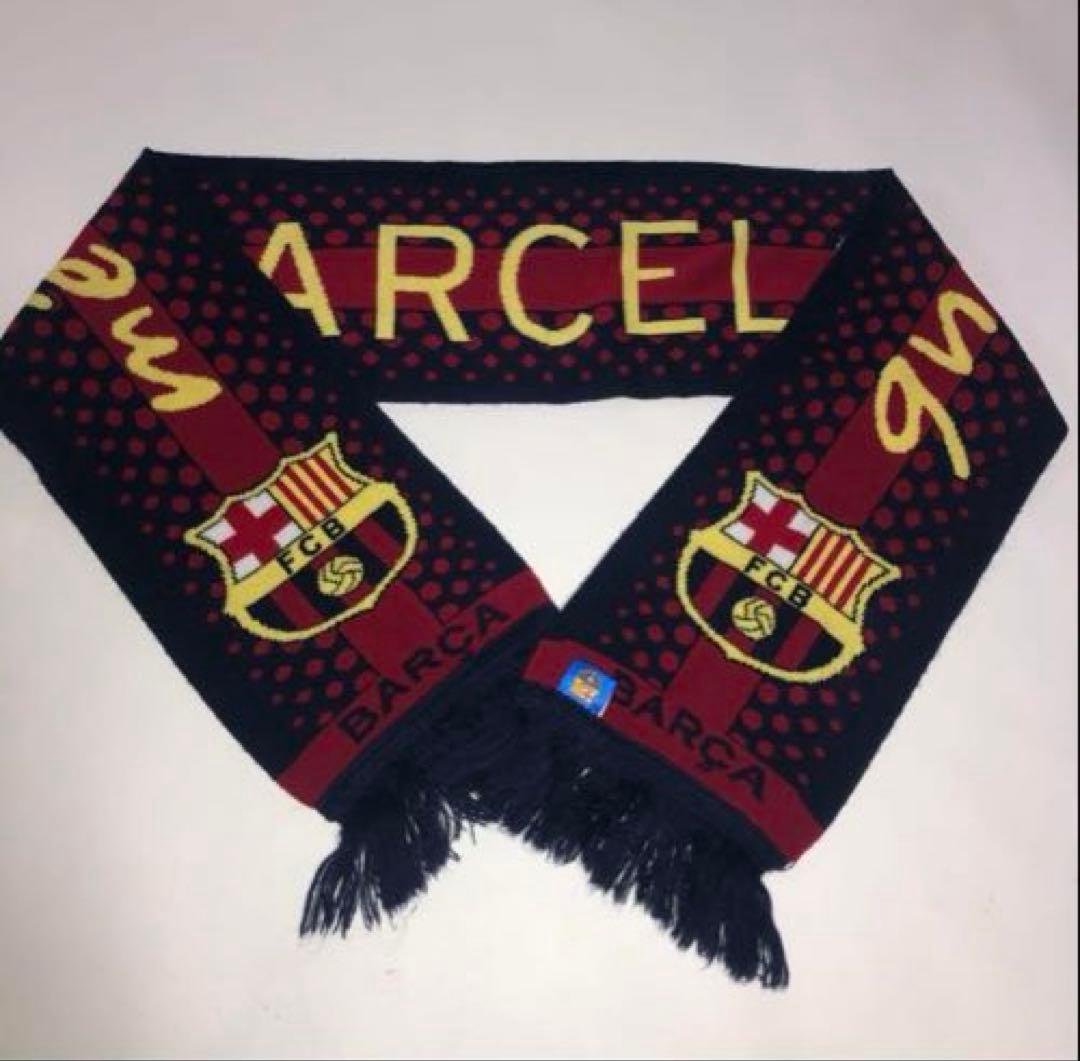 バルセロナ fc マフラー サッカーマフラー バルサ fc フットボール