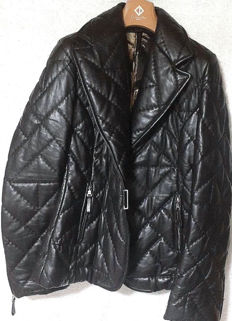 ジャンフランコフェレ、ヴィンテージシープスキンキルティングジャケットサイズ40 90s】ジャンフランコフェレGIANFRANCO FERRE/レア/ビンテージ