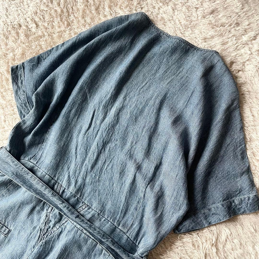 デンハム 美品 DENHAM BEND JUMPSUIT サロペット M ブルー - メルカリ
