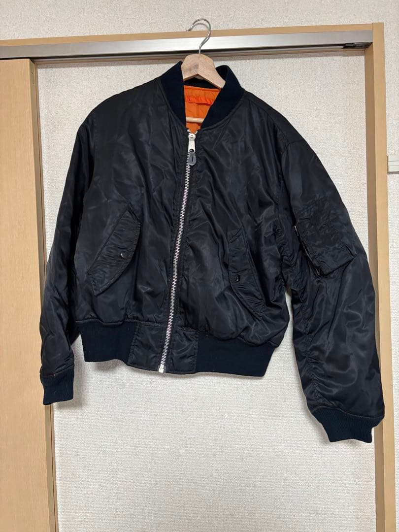 黒 90s WESTOP INDUSTRIES MA-1 短丈 Y2K WESTOP INDUSTRIES リバーシブルMA-1 サイズL - メルカリ