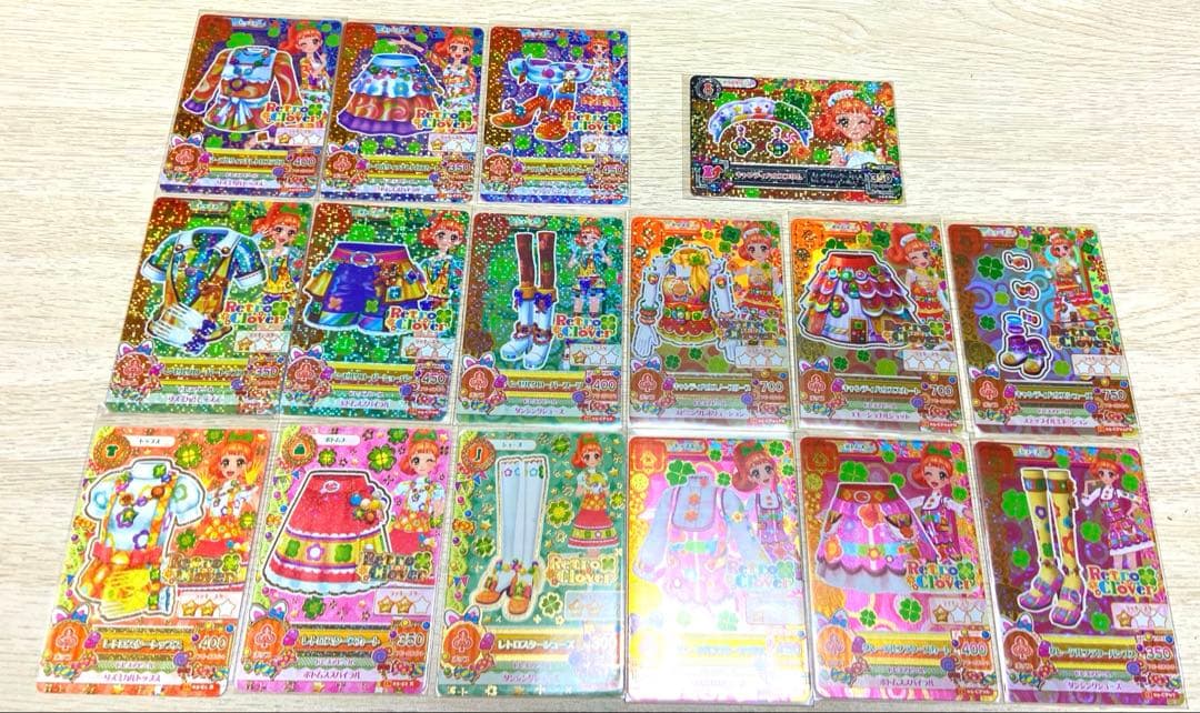 アイカツ　Retro Clover キャンディハウスコーデ他CP、レアまとめて アイカツ Retro Clover キャンディハウスコーデ他CP、レアまとめて