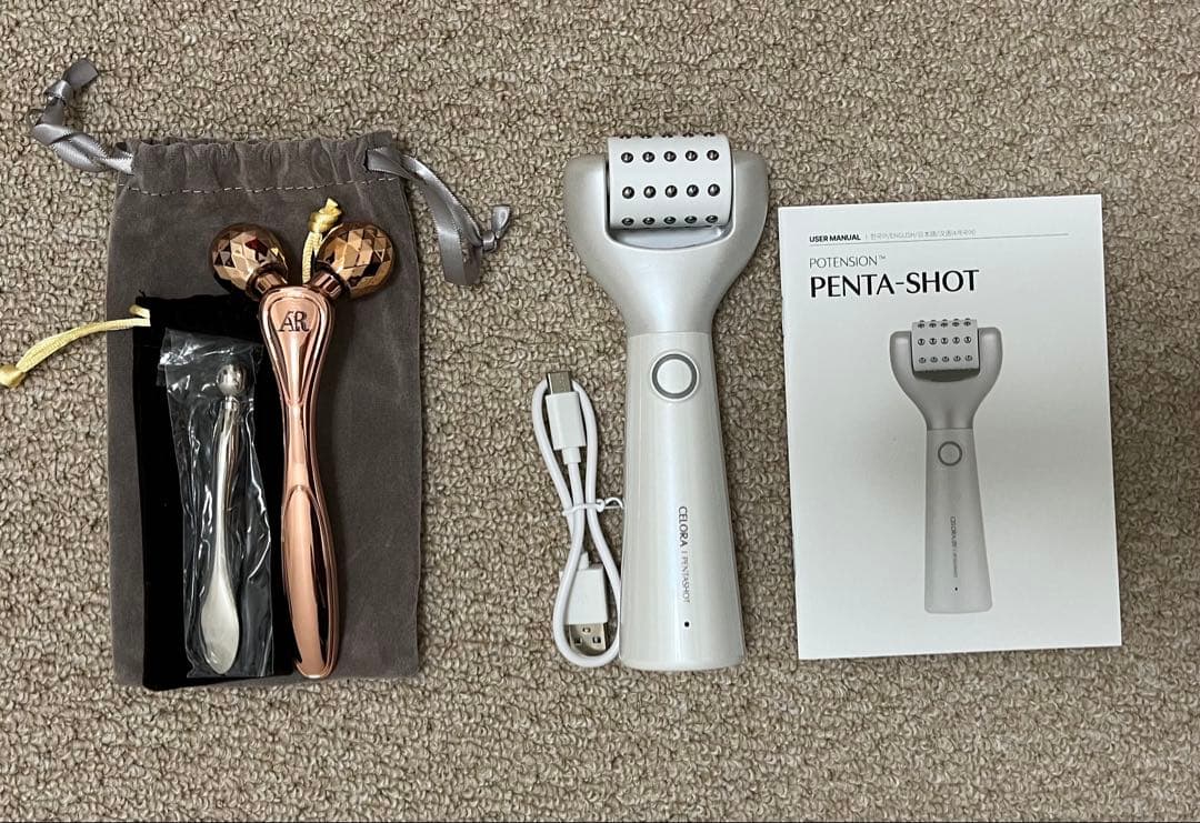 セロラバイ　ペンタショット　ローラー美顔器付 楽天市場】【セロラバイ公式】ペンタショット1日5分・毛穴の目立ち