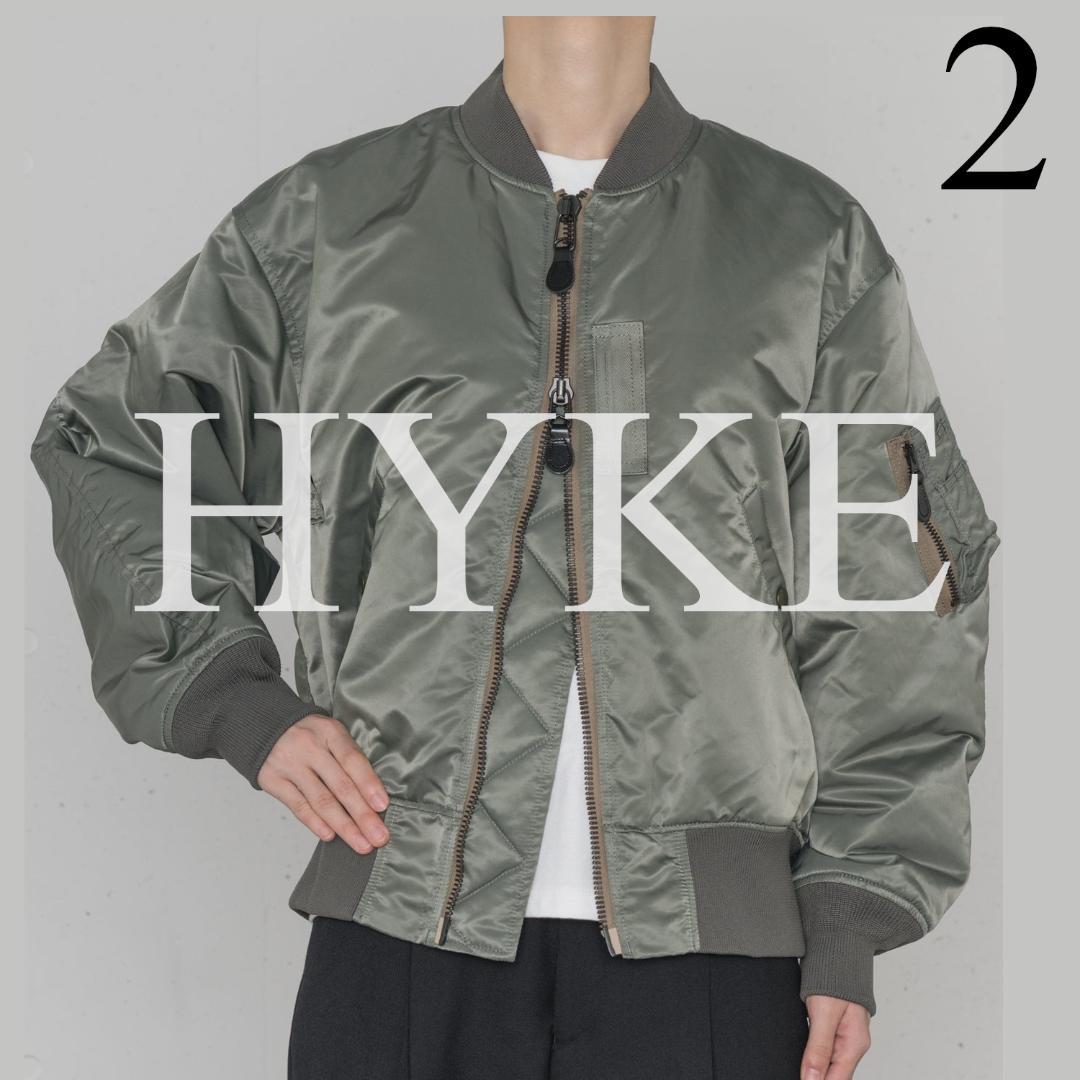 2 HYKE 25AW TYPE MA-1 ハイク フライトジャケット ブルゾン - メルカリ