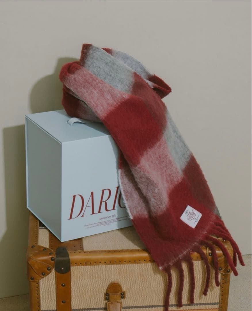 Darich《ダーリッチ》チェックボリュームマフラー Novelty ノベルティ