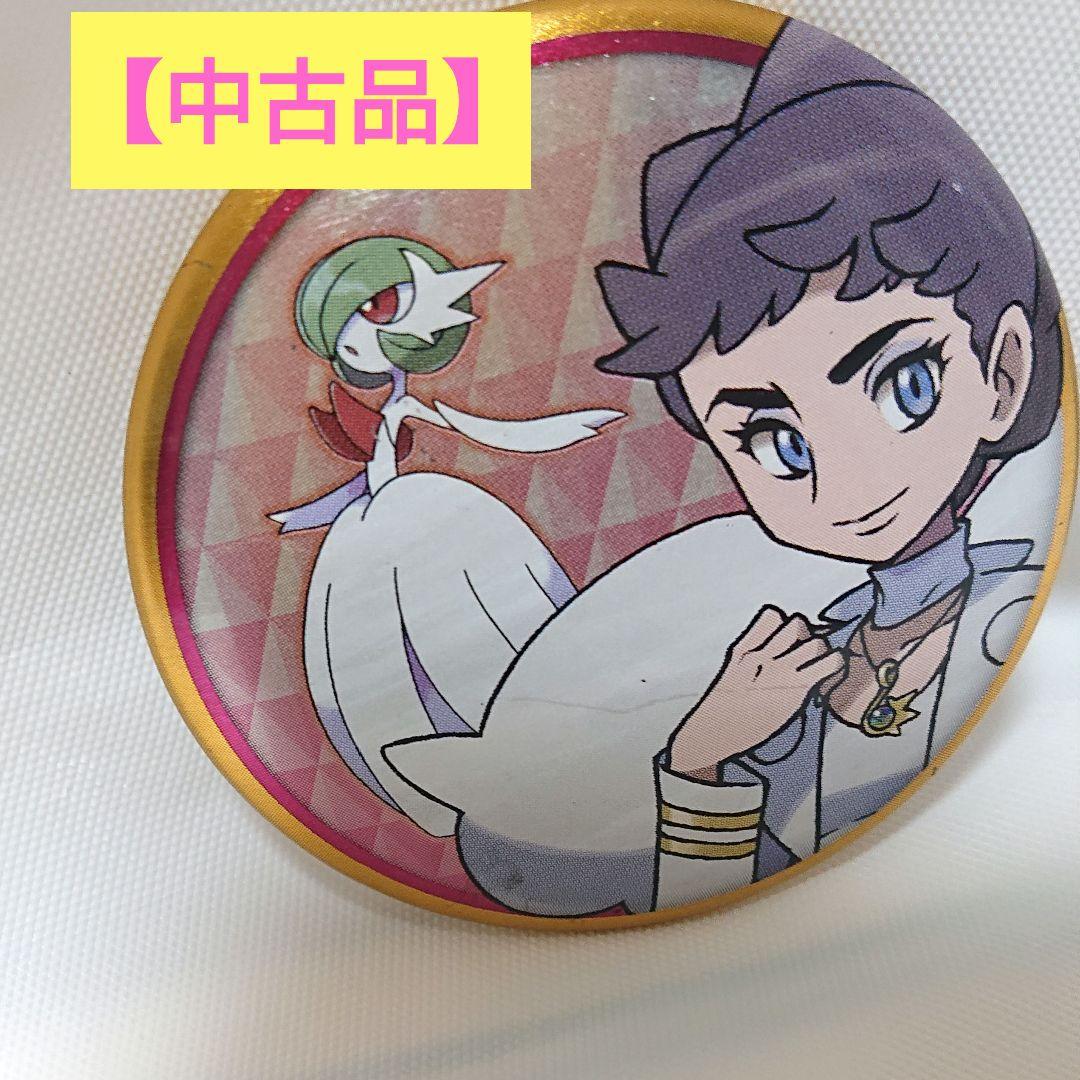 ポケモン トレーナーズ 缶バッジ カルネ メガサーナイト【中古】キズや