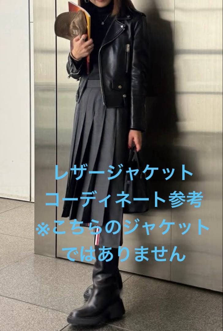 美品特価✨ theory セオリー ラム レザー ライダース 羊革 ジャケット