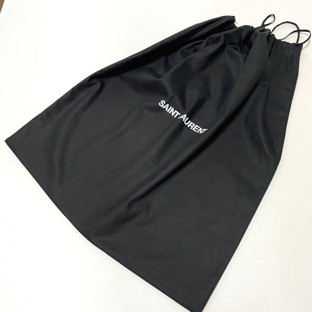 高級＊サンローラン ショッピングトート ポーチ付き A4可能 ソフト