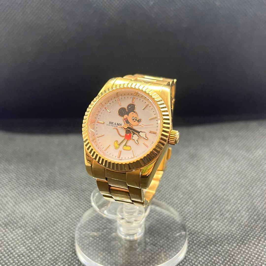 ビームス オーバーザストライプス ミッキーマウス コラボ 腕時計