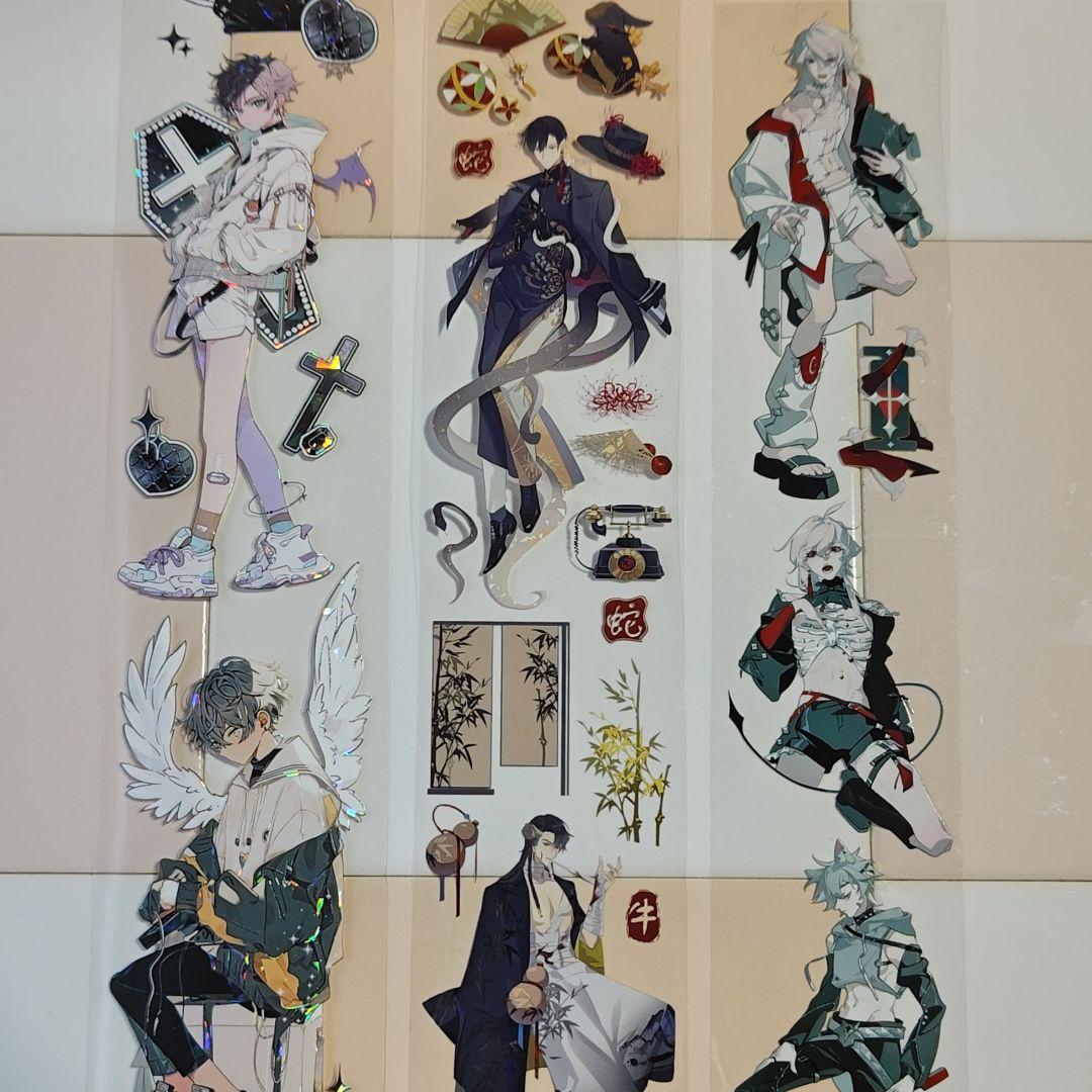 海外マスキングテープ 人物マステ 男の子 まとめ売り 新品1個 中古33個