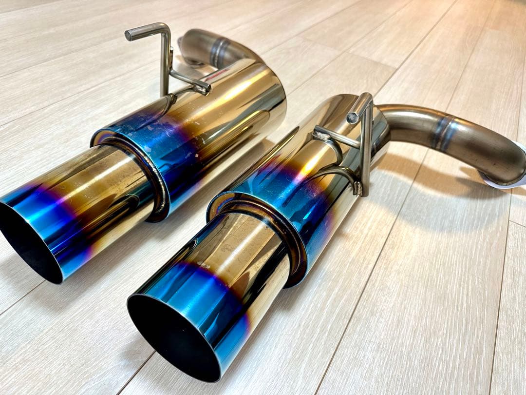 フェアレディ Z34 ビーフリー マフラー リアピース テール チタン色