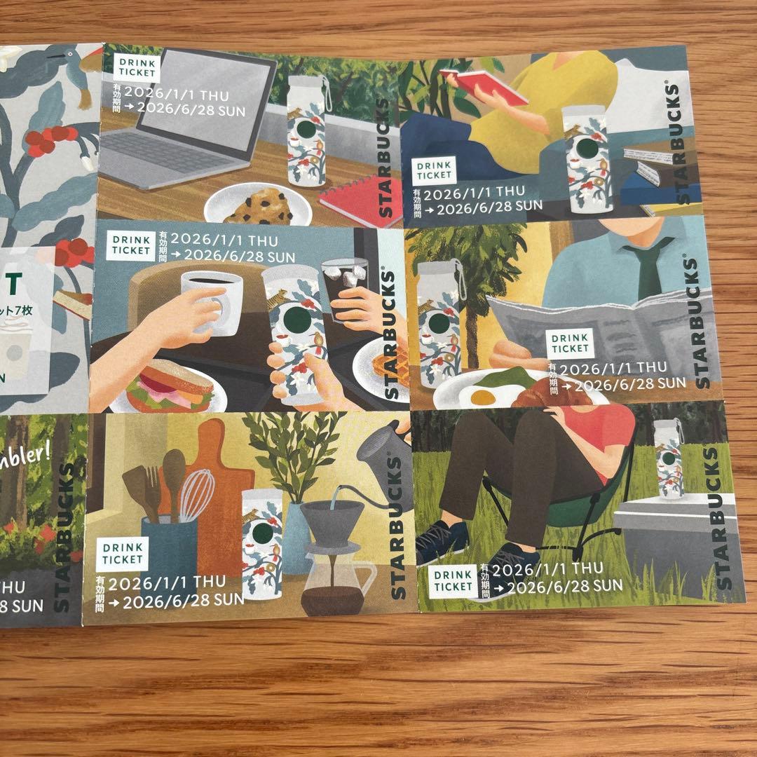 スターバックス福袋2026 ドリンクチケット - メルカリ