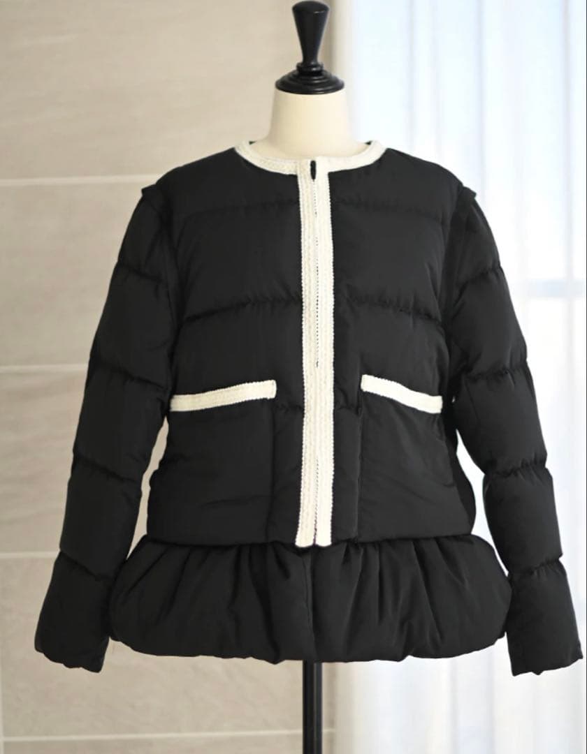 TREFLE+1 トレフルプラスワン 4wayダウンジャケット ブラック 完売品