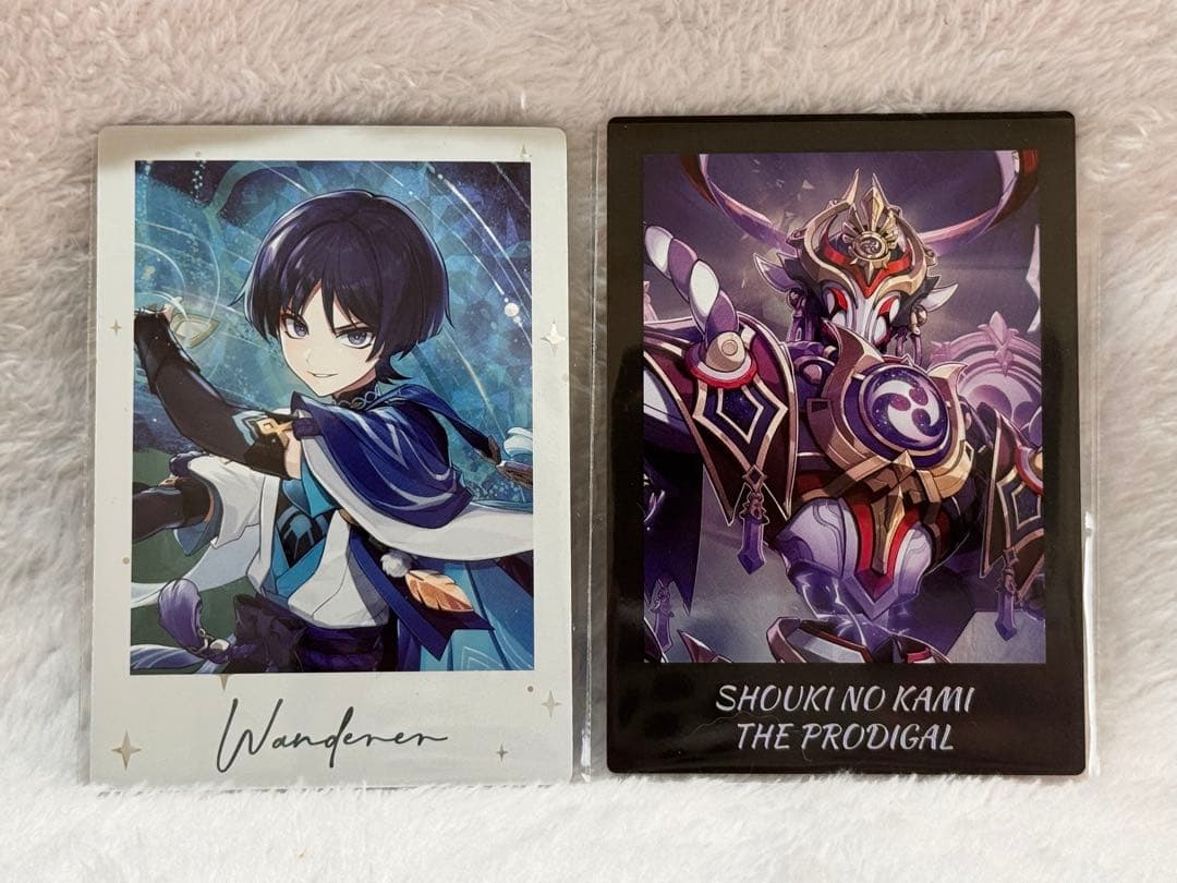 原神】放浪者 正機の神 箔押し チェキ ポラロイド カード 公式正規品