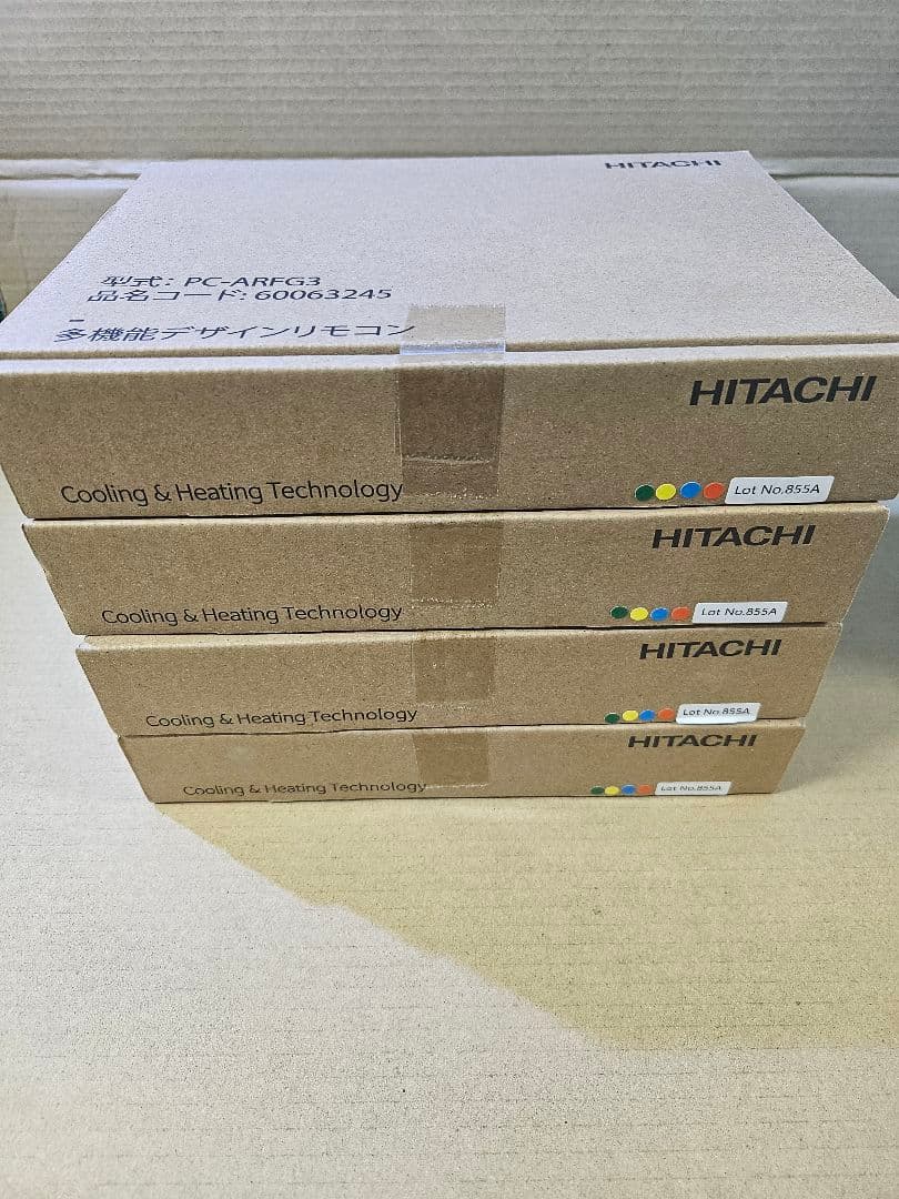 HITACHI 多機能デザインリモコン PC-ARFG3 4個セット【新品】 日立（HITACHI） 業務用エアコン部材 多機能デザインリモコン PC-ARFG3