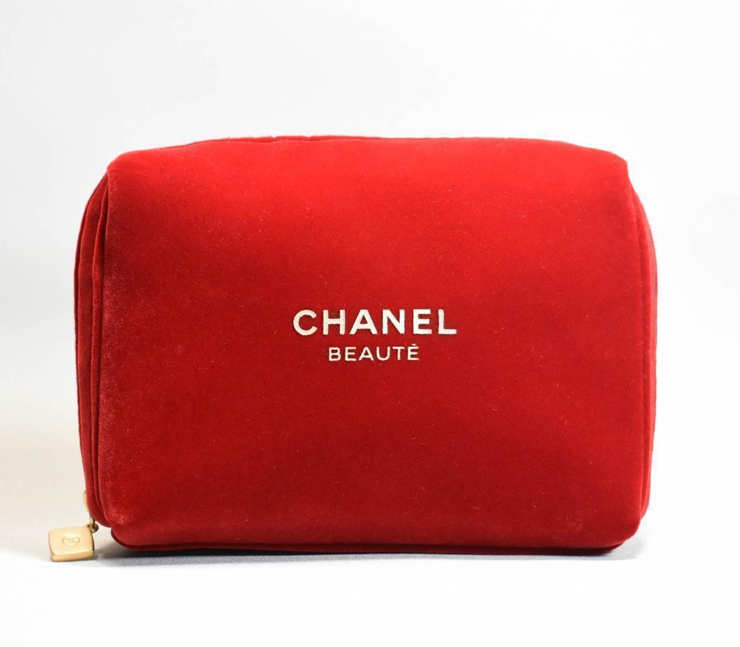 CHred6 新品未使用本物 シャネル CHANEL ノベルティポーチ - メルカリ