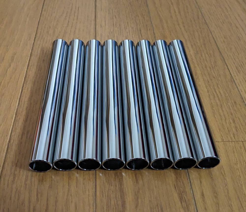 USMハラー用パーツ ハラー キャビネット チューブ 15.7cm 8本セット