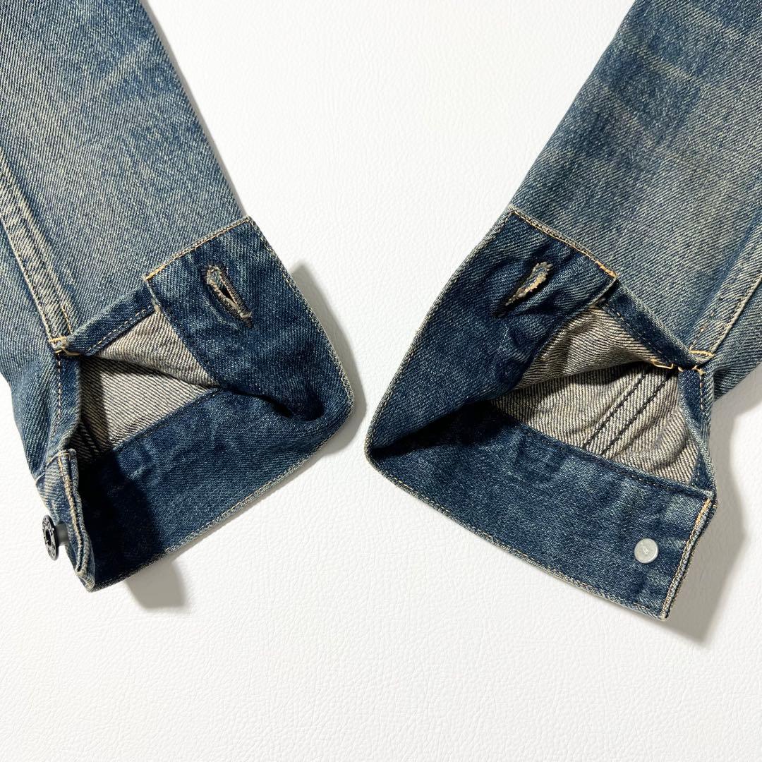 3354【美品】マディソンブルー デニムジャケット Gジャン インディゴ S