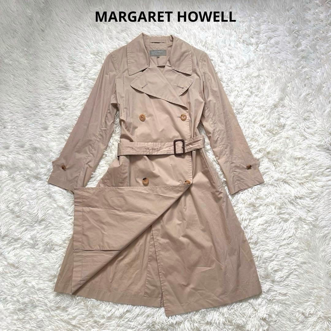 MARGARET HOWELL トレンチコート 薄手 ロング スプリングコート - メルカリ