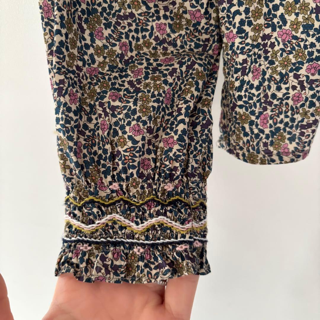 bonpoint リバティスモッキングブラウス 12A - メルカリ