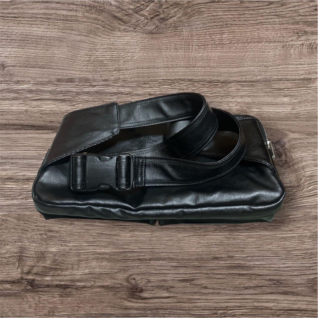 極美品PORTERブラックレザー ショルダーバッグ - メルカリ