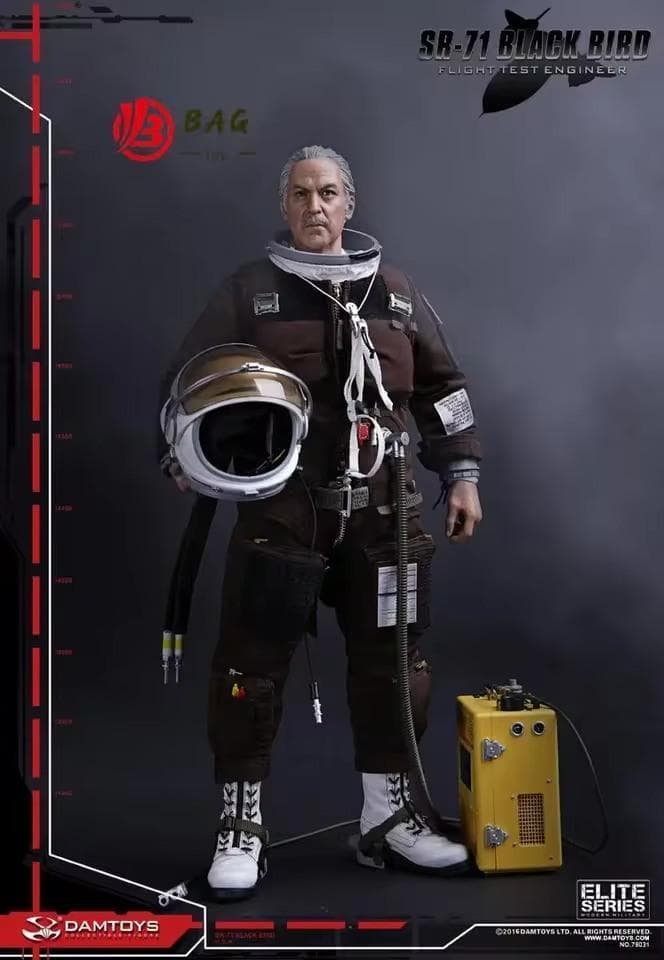 DAMTOYS SR-71 フライトテストエンジニア タイプ ホットトイズ 1/6 SR-71 ブラックバード テストパイロット[DAMTOYS]【送料無料