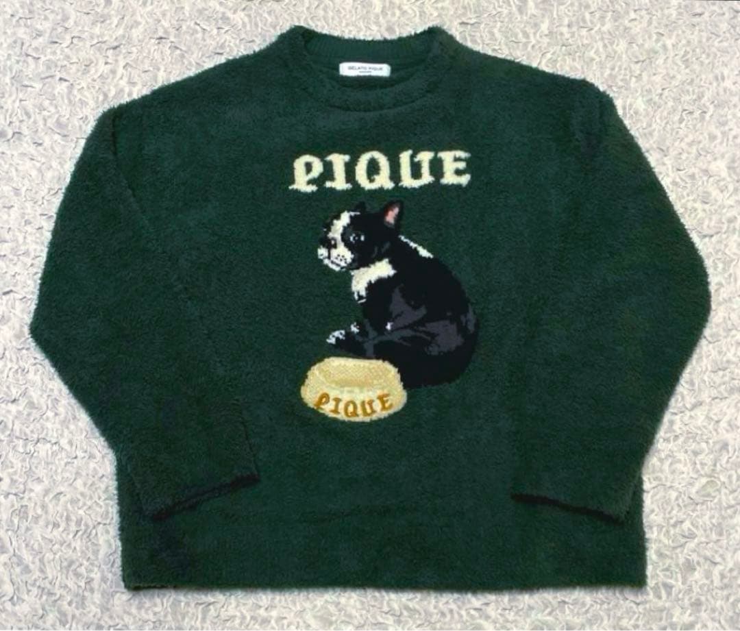 GELATO PIQUE HOMME フレンチブルドッグジャガード セットアップ