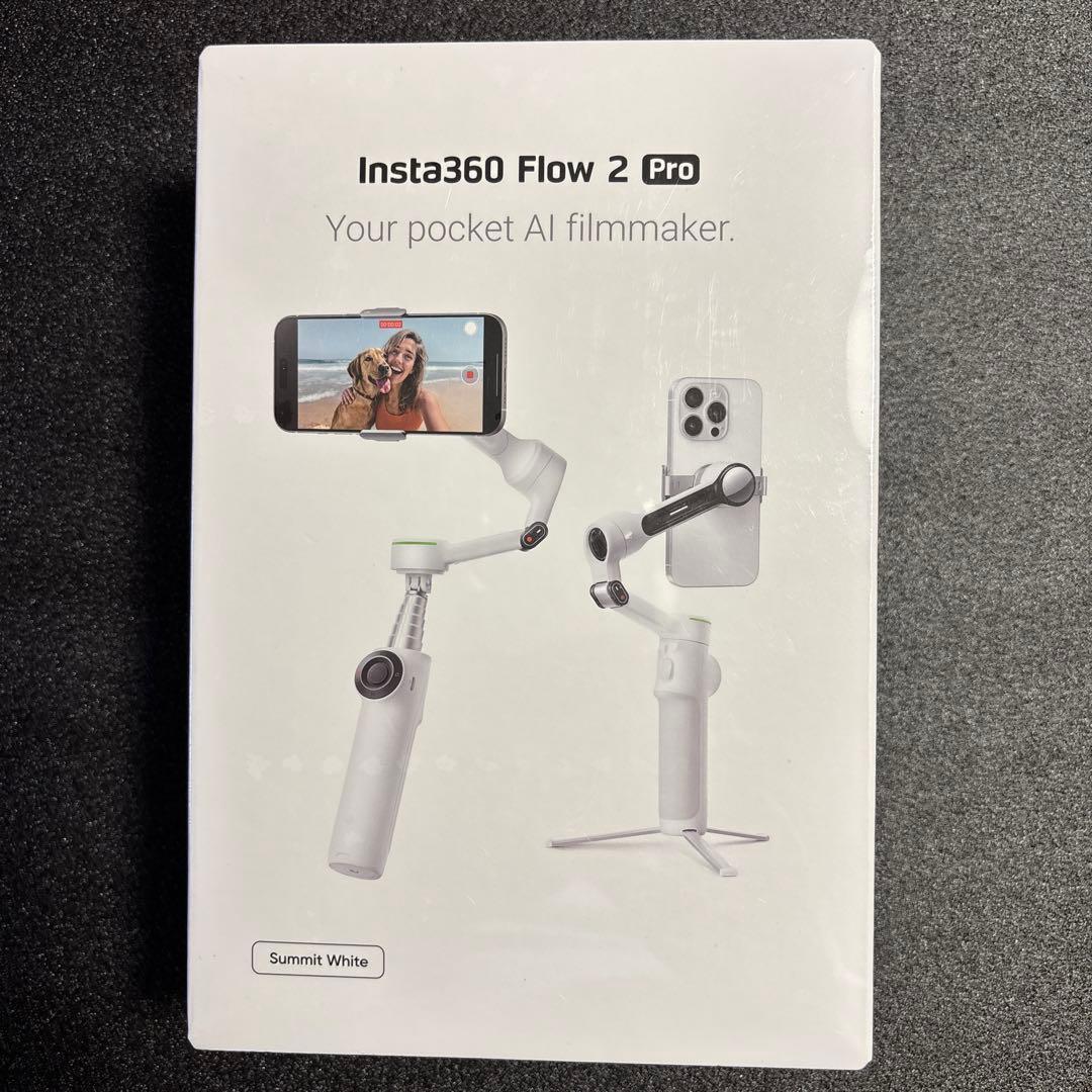 Insta360 Flow 2 Pro Summit White （未開封） Amazon.com: Insta360 Flow 2 Pro 3-Axis AI-Powered Smartphone