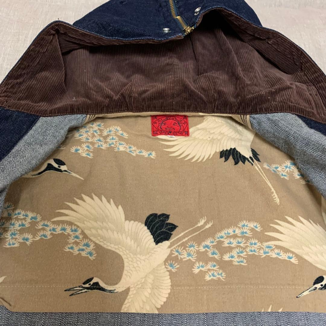 EVISU エヴィス デニム ハンタージャケット 40(XL相当) 濃紺 - メルカリ